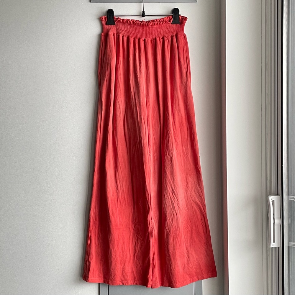 Famulily Orange Wide Leg Pants